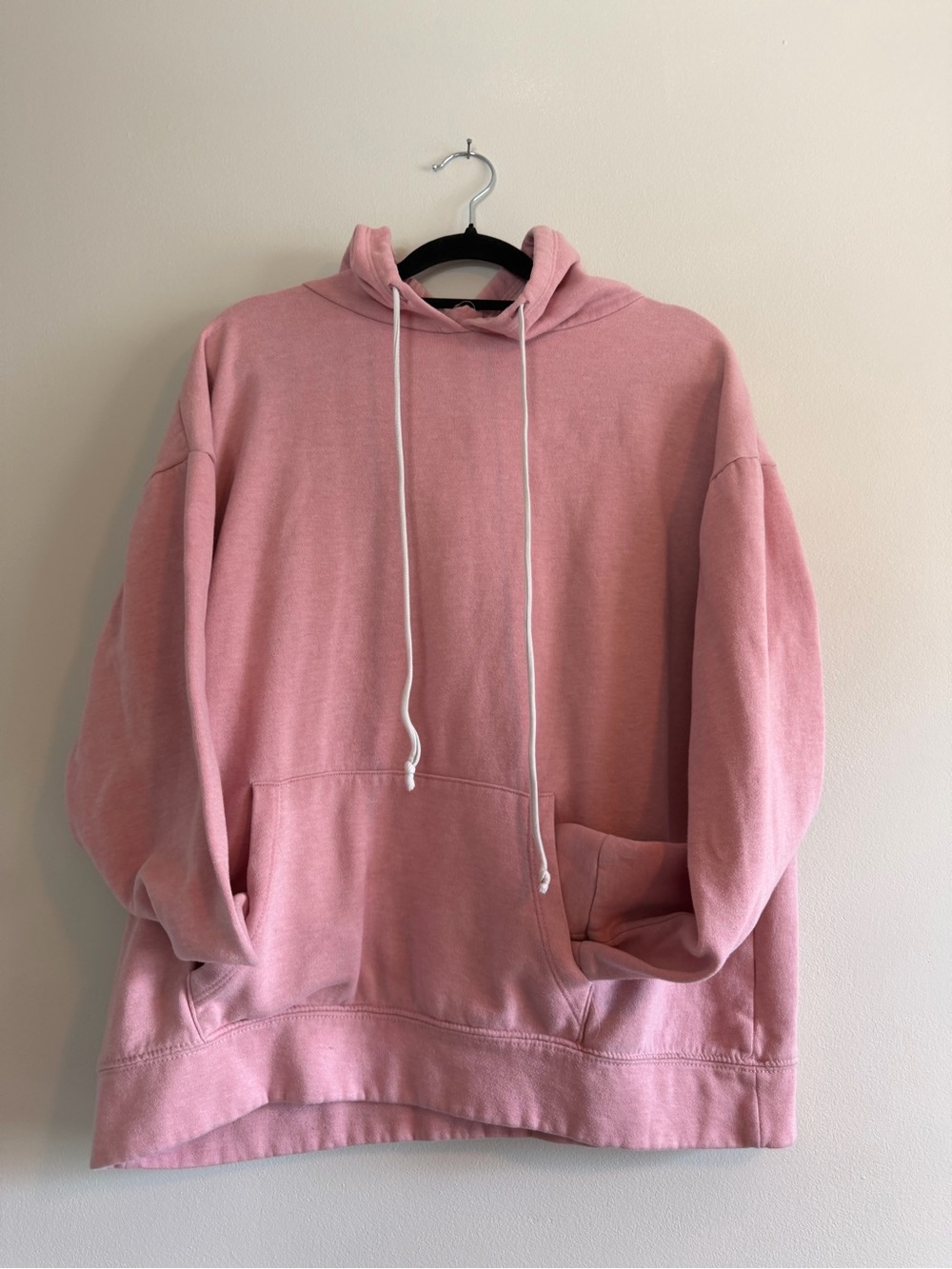 – L.L.Bean Pink Oversized Pullover Hoodie | XL